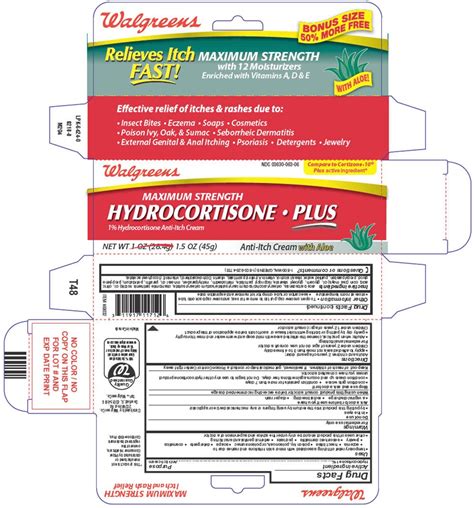 Hydrocortisone cream is usually suitable for moist or weeping surfaces, whereas the ointment formulation should be considered for dry, scaly or lichenified conditions. Hydrocortisone Plus (cream) Walgreens