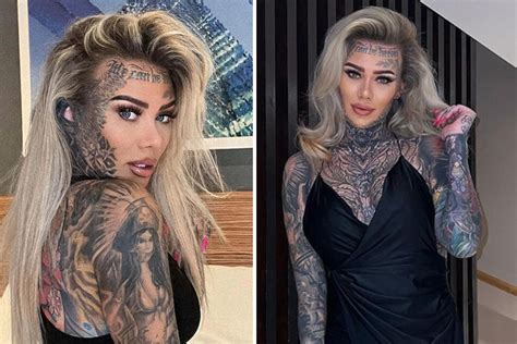 Most Tattooed Woman Proves Full Body Ink Can Be Sexy In Daring Dress