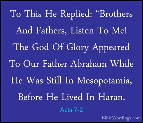 Acts 7 Holy Bible English