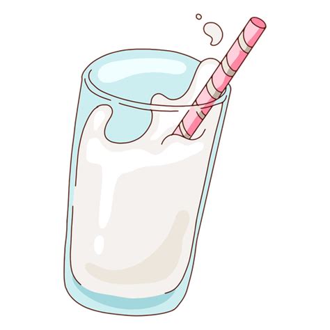 Glass Of Milk Illustration Transparent Png And Svg Vector File