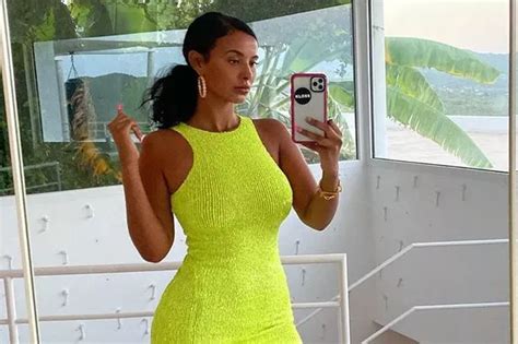 Maya Jama Flaunts Curves In Tiny Figure Hugging Dress During Ibiza