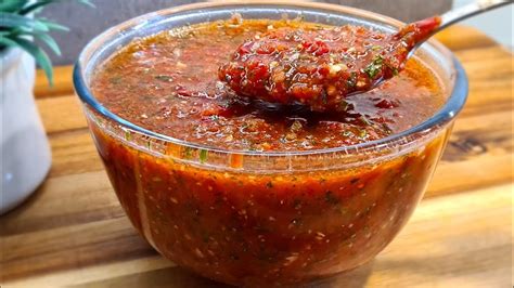Simple Turkish Chilli Sauce YouTube