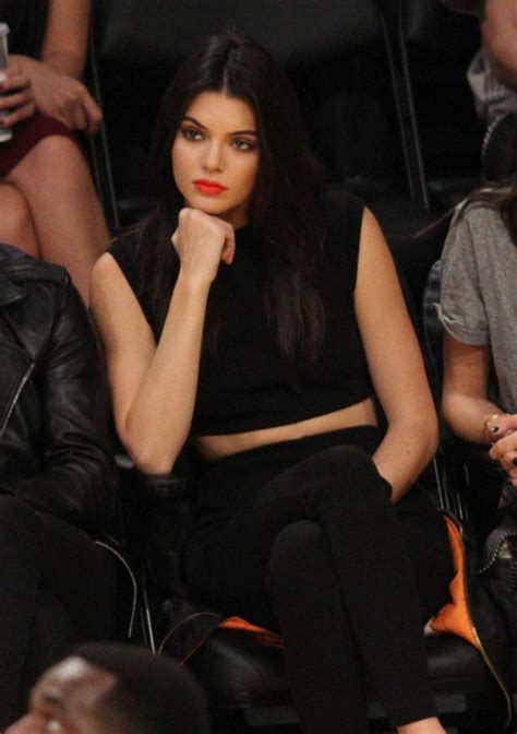 Kendall Jenner Looks Far From Impressed Sitting Courtside For