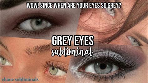 Grey Eyes Subliminal Get Grey Eyes Fast Powerful Intense Youtube
