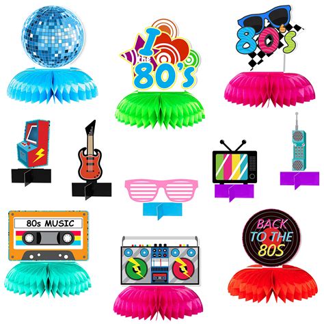 Buy 11 Pieces 1980s Honeycomb Centerpieces 80s Birthday Party Table