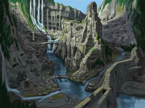 Markarth Skyrim Concept Art Fantasy Concept Art Fantasy Landscape