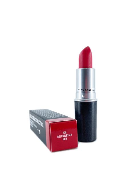 Mac Cosmetics Lipstick Relentlessly Red