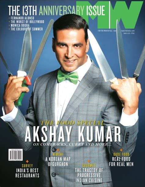 Akshay Kumar Shines On Cover Of Mw Bollywood Hungama