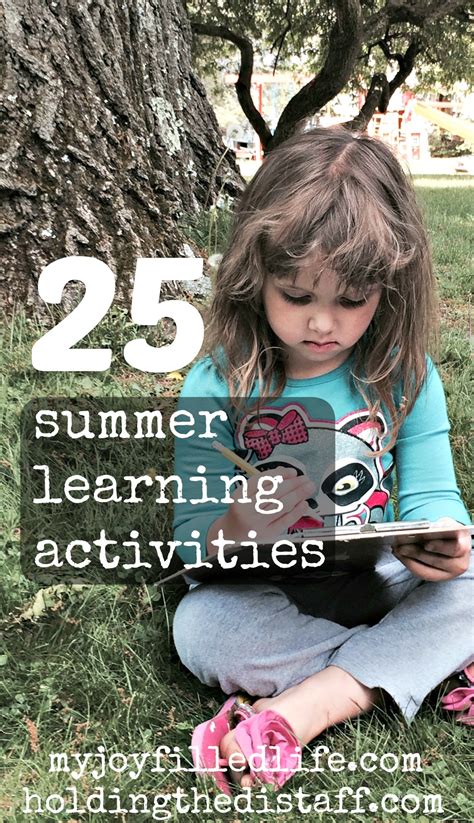 25 Summer Learning Activities My Joy Filled Life