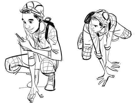 Spider Man Miles Morales Coloring Pages | Character design animation