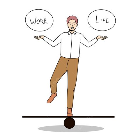 Happy Businessman Balancing Between Work And Life Work Life Balance