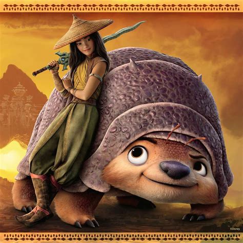 Tuk tuk — raya's pagolin buddy will be people's new favaorite character. Raya & the Last Dragon 3x 49pc | Children's Puzzles ...