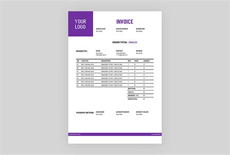 Invoice Photography Template Free Templates Printable Vrogue Co