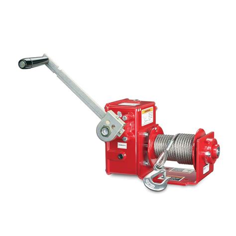 Thern Worm Gear Hand Winch Mazzella Companies Solutions