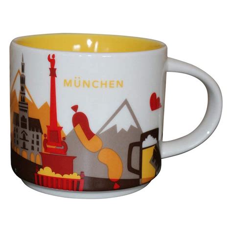 Starbucks You Are Here Collection Germany Munchen Ceramic Coffee Mug N