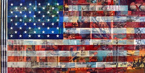 Paintings • The American Flag • Wendyll Brown Mixed Media Paintings