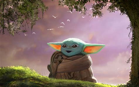 Baby Yoda Zoom Background Video Starwarsworld Images And Photos Finder
