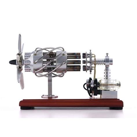 Stirling Engine Kit 16 Cylinder Stirling Engine Gas Powered Engine