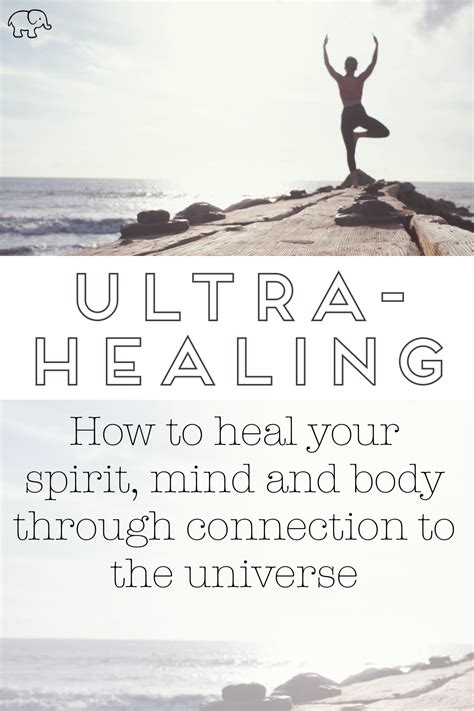You Can Heal Your Body Your Soul And Your Mind Through A Connection