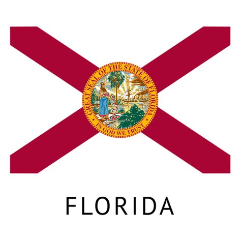 Florida State Flag Transparent Png And Svg Vector File