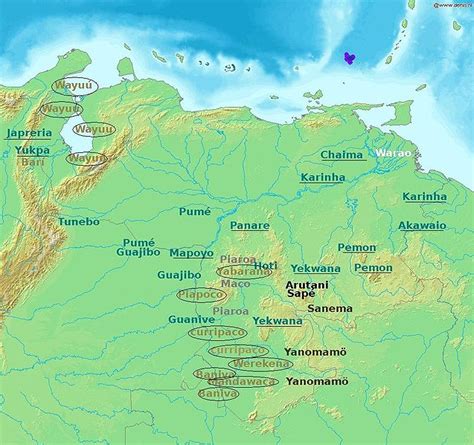 Pueblos Indígenas De Venezuela Pemón Ubicación Del Pueblo Pemón