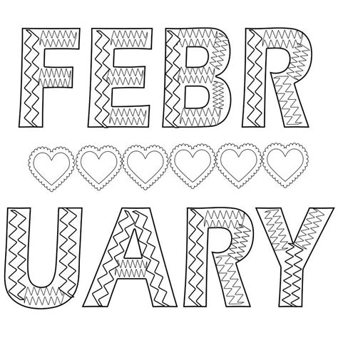 Free Printable February Coloring Pages Here We Are Sharing Free