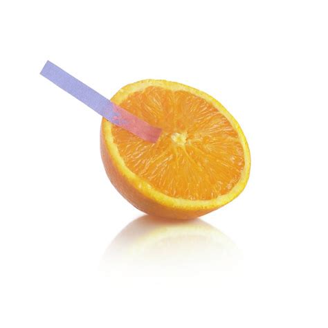 Litmus Paper Test On An Orange Photograph By Science Photo Library Pixels