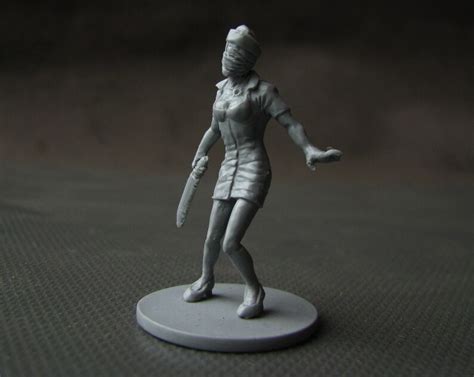 Nurse Silent Hill Miniature 35 Mm Dnd Zombicide Custom Figure Etsy