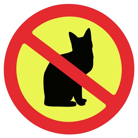 No Cats Allowed Sign Free Download Clip Art Free Clip Art On