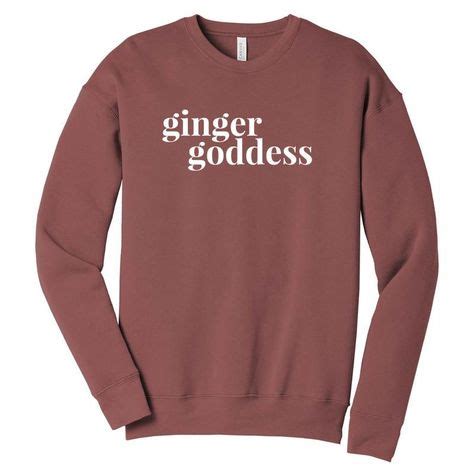 Ginger Goddess Mauve Fleece Crew Sweatshirt In Crew Sweatshirts