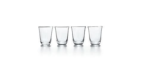 Shot Glass In Crystal Set Of Four Tiffany And Co