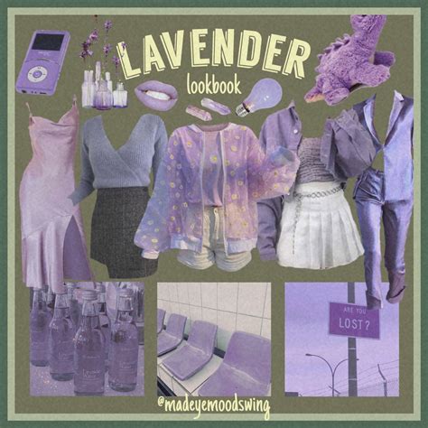 Lavender Moodboard Pretty Outfits Academia Aesthetic Outfits Girly