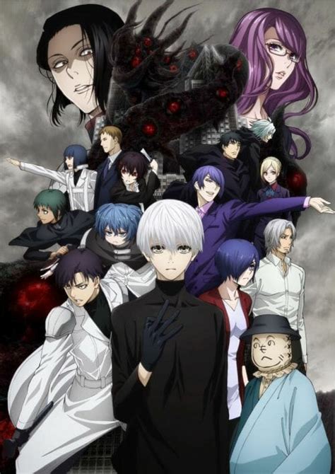 Tokyo ghoul is an anime television series by pierrot aired on tokyo mx between july 4, 2014 and september 19, 2014 with a second season titled tokyo ghoul √a that aired january 9, 2015, to march 27, 2015 and a third season titled tokyo ghoul:re, a split cour, whose first part aired from april 3. Tokyo Ghoul:re Season 2 Gets New Visual, 10/9/2018 ...