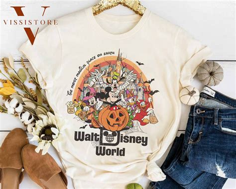 Vintage Walt Disney World Halloween Shirt Teeholly