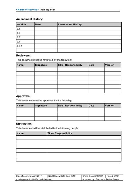43 Employee Training Plan Templates Word And Excel Templatelab
