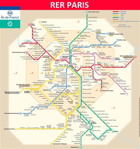 Plan Du Rer De Paris 2024 Lignes Horaires Stations Billets