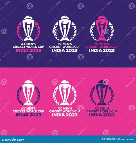 Icc Cricket World Cup Logo Vector Illustration Editorial Stock Photo