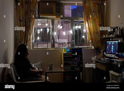 Associated Press Reporter Zen Soo Watches Netflix In Her Living Room To Unwind While Serving A