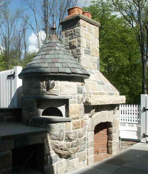 Diy outdoor kitchen inspiration & brick ovens | round grove products. fireplace/pizza oven/ bar-b-que | Outdoor fireplace, Pizza ...