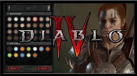 Diablo 4 Character Creation Customization Cosmetics Diablo 4 2022