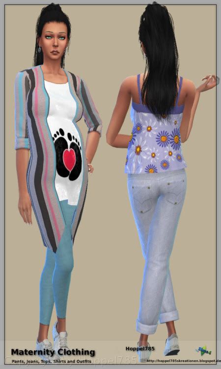 Sims 4 Maternity Clothing By Hoppel785 Tumbex