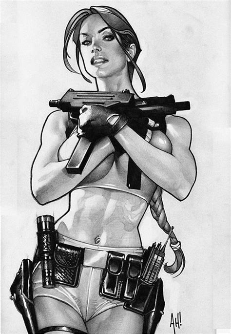 Tomb Raider 41 Pencils Comic Art Community Comic Art Adam Hughes