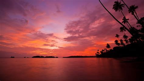 Time Lapse Tropical Sunrise Sunset And Clouds 1080p Full Hd