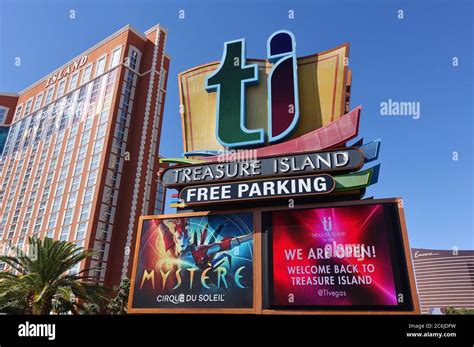 Las Vegas Nv 6 Jun 2020 View Of The Treasure Island Ti Hotel And
