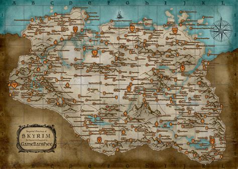Карта Skyrim The Elder Scrolls Wiki Fandom