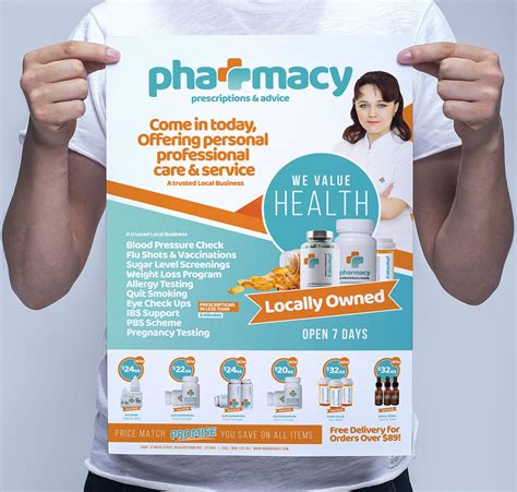 Pharmacy Poster Template Psd Ai Vector Brandpacks