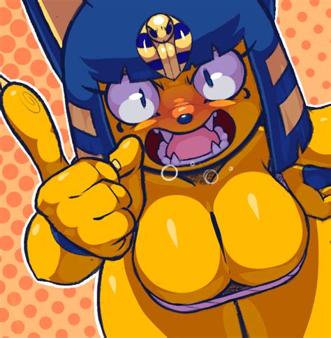Rule 34 1girls 2017 5 Fingers Angry Animal Crossing Ankha Anthro