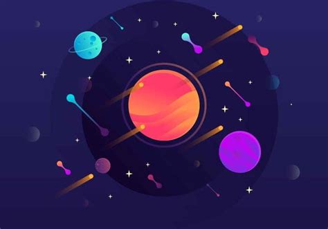Space Galaxy Background Svg Eps Ai Vector Uidownload