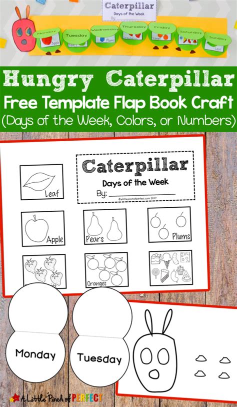 Cute This Free Hungry Caterpillar Flap Book Craft Is Perfect For