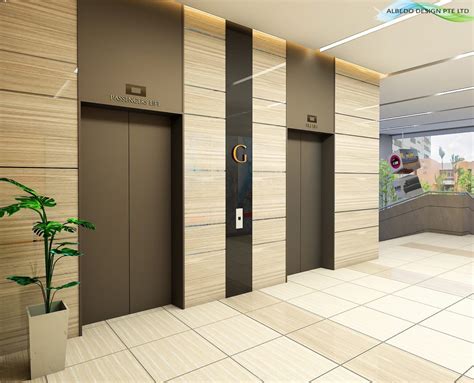 Commercial Project Building Entrance Lift Lobby Elevator